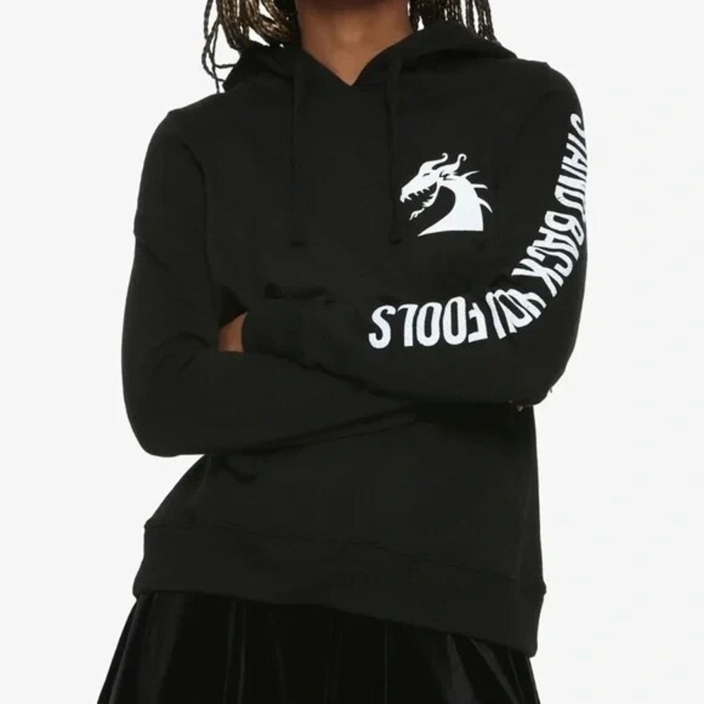 Disney Sleeping Beauty‎ Maleficent Juniors Size Small Hoodie